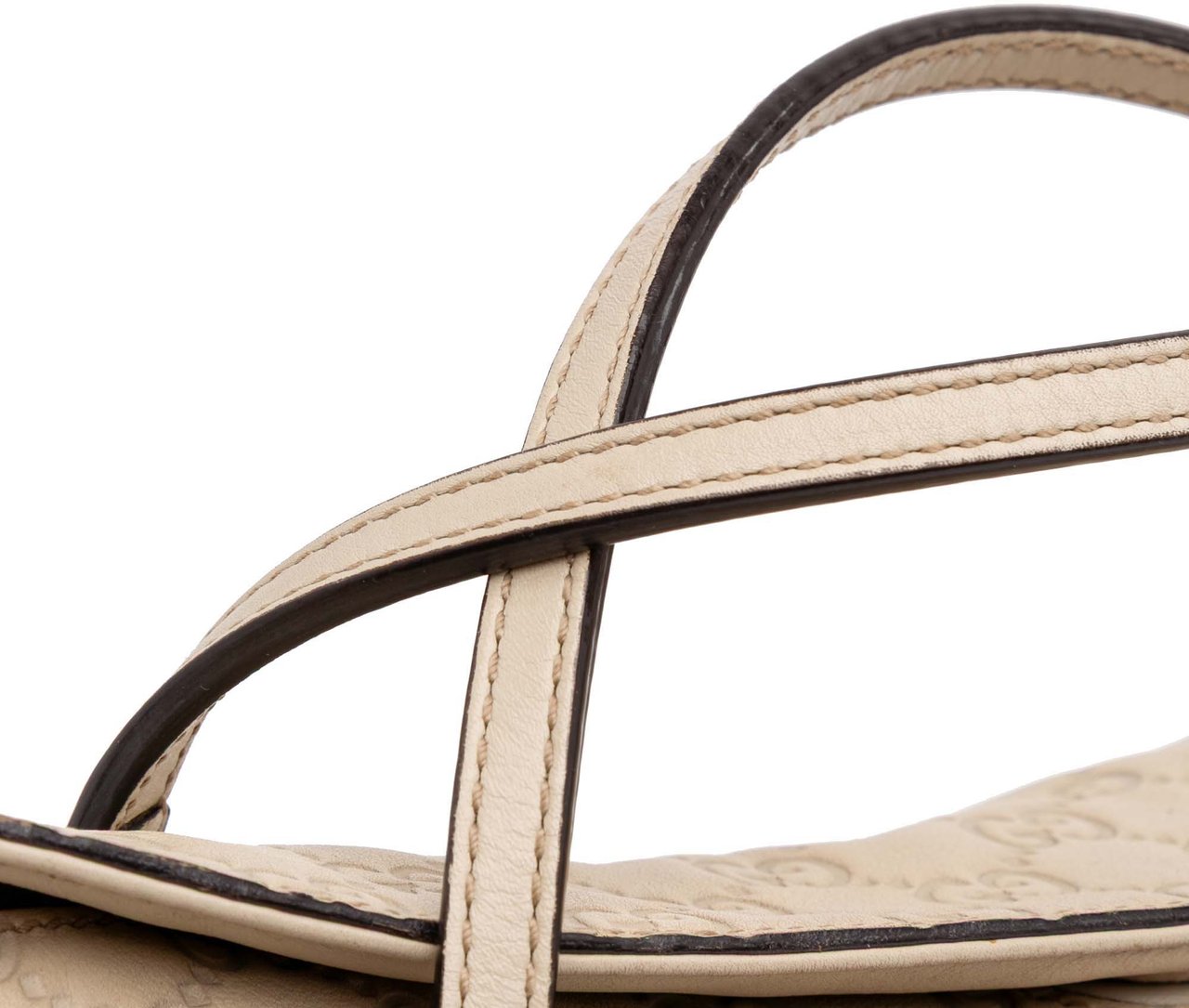 Gucci Medium Guccissima Bree Fold Over Tote Bruin