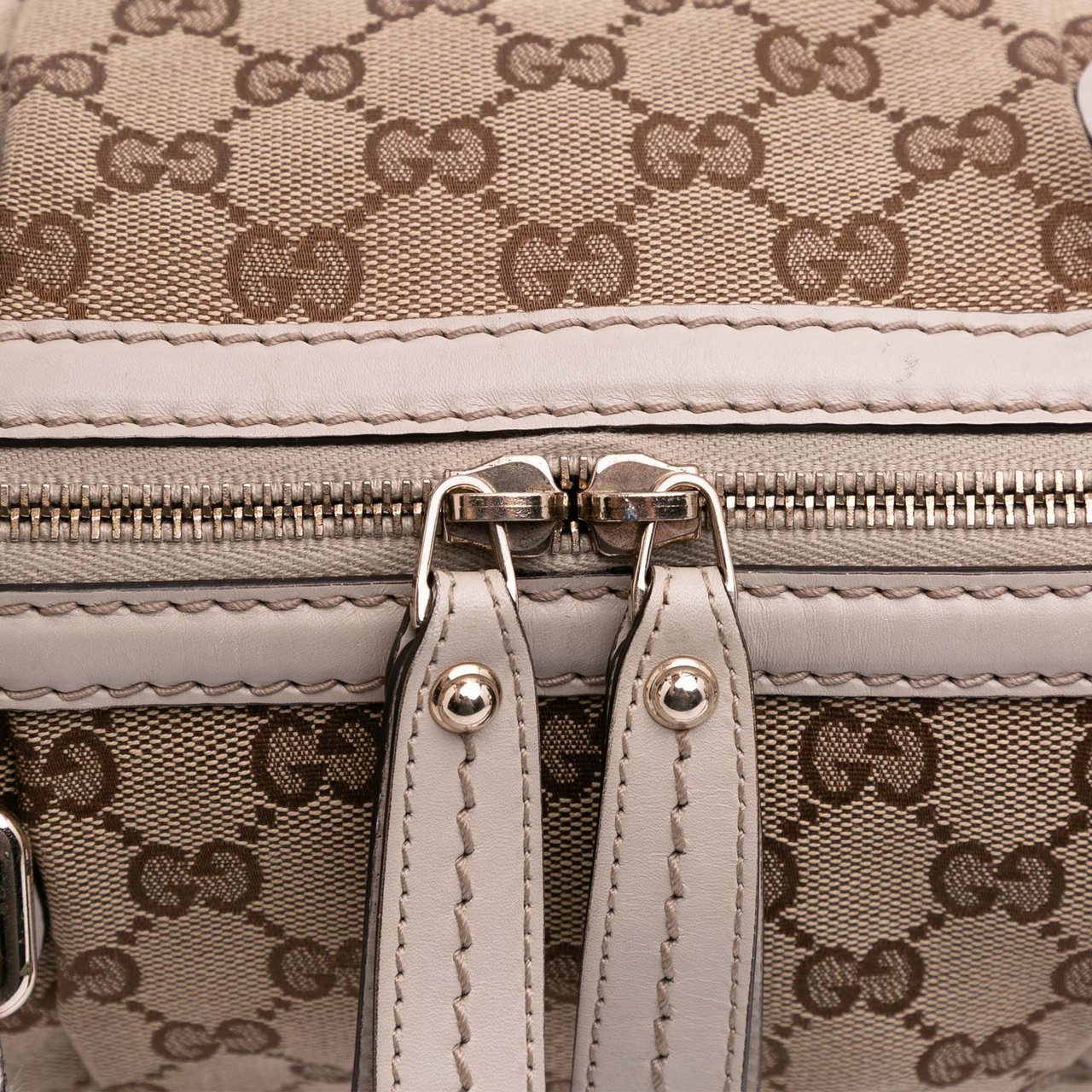 Gucci GG Canvas Sukey Satchel Bruin