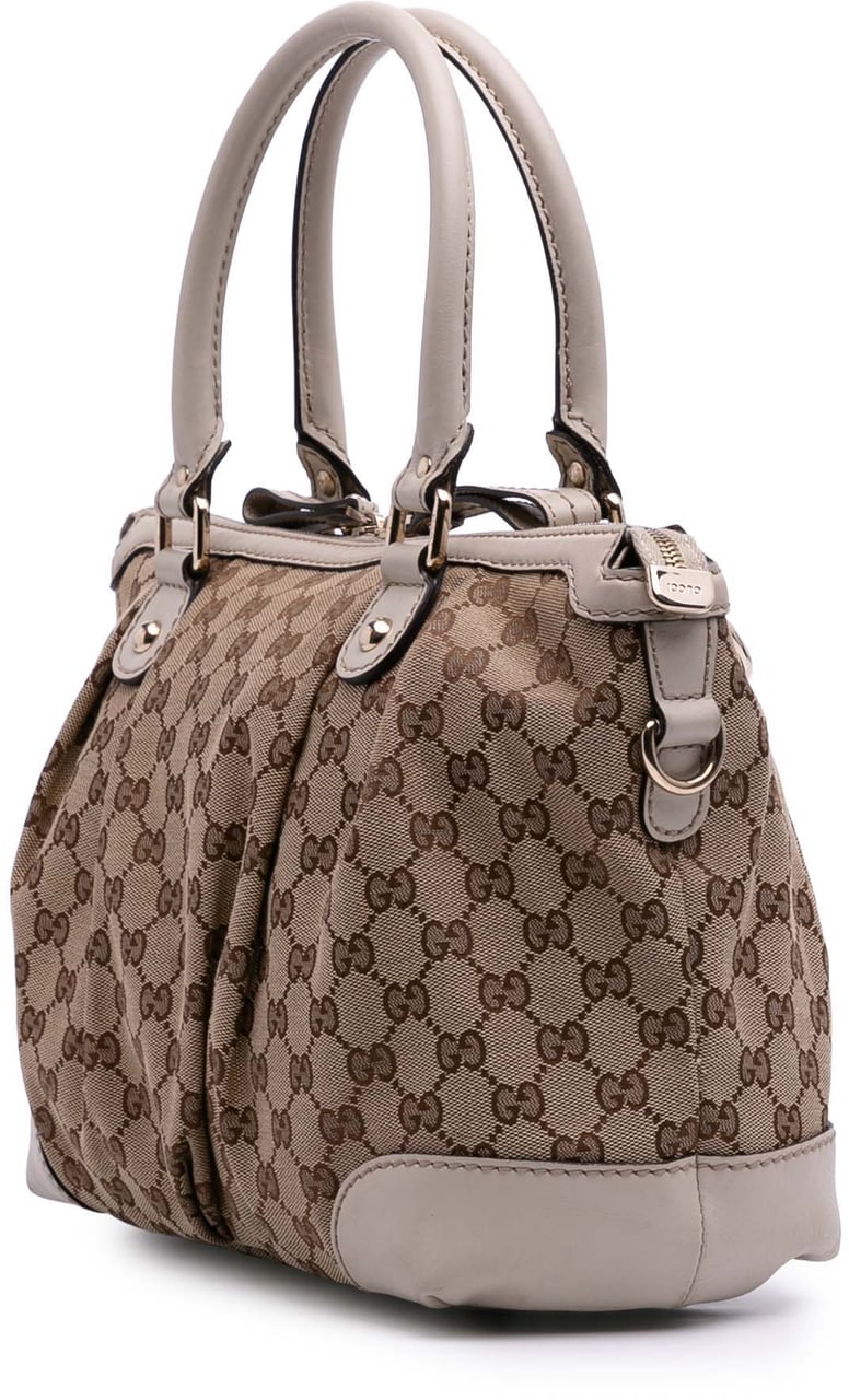 Gucci GG Canvas Sukey Satchel Bruin