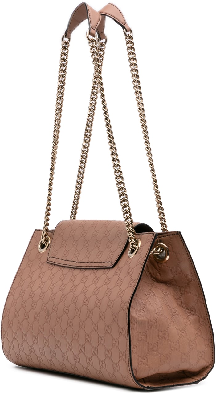 Gucci Large Guccissima Emily Shoulder Bag Roze