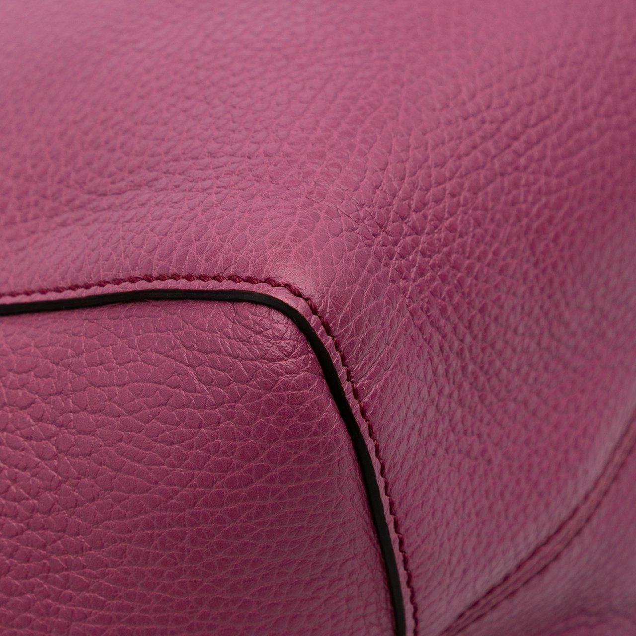 Gucci Medium Dollar Calfskin Swing Tote Paars