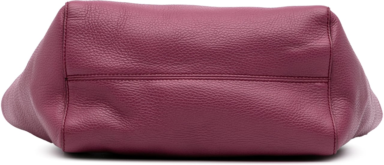 Gucci Medium Dollar Calfskin Swing Tote Paars