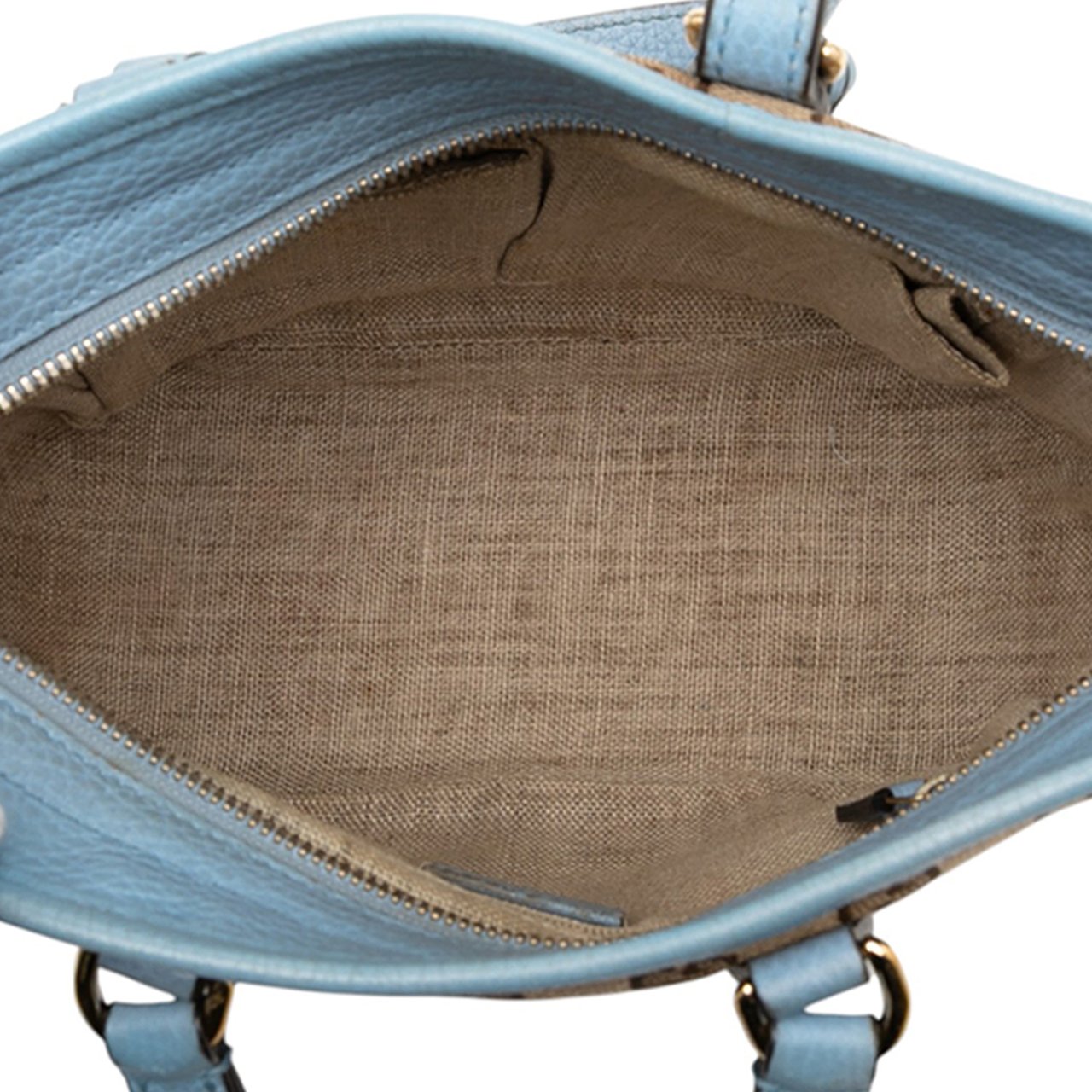 Gucci Small GG Canvas Bree Satchel Bruin