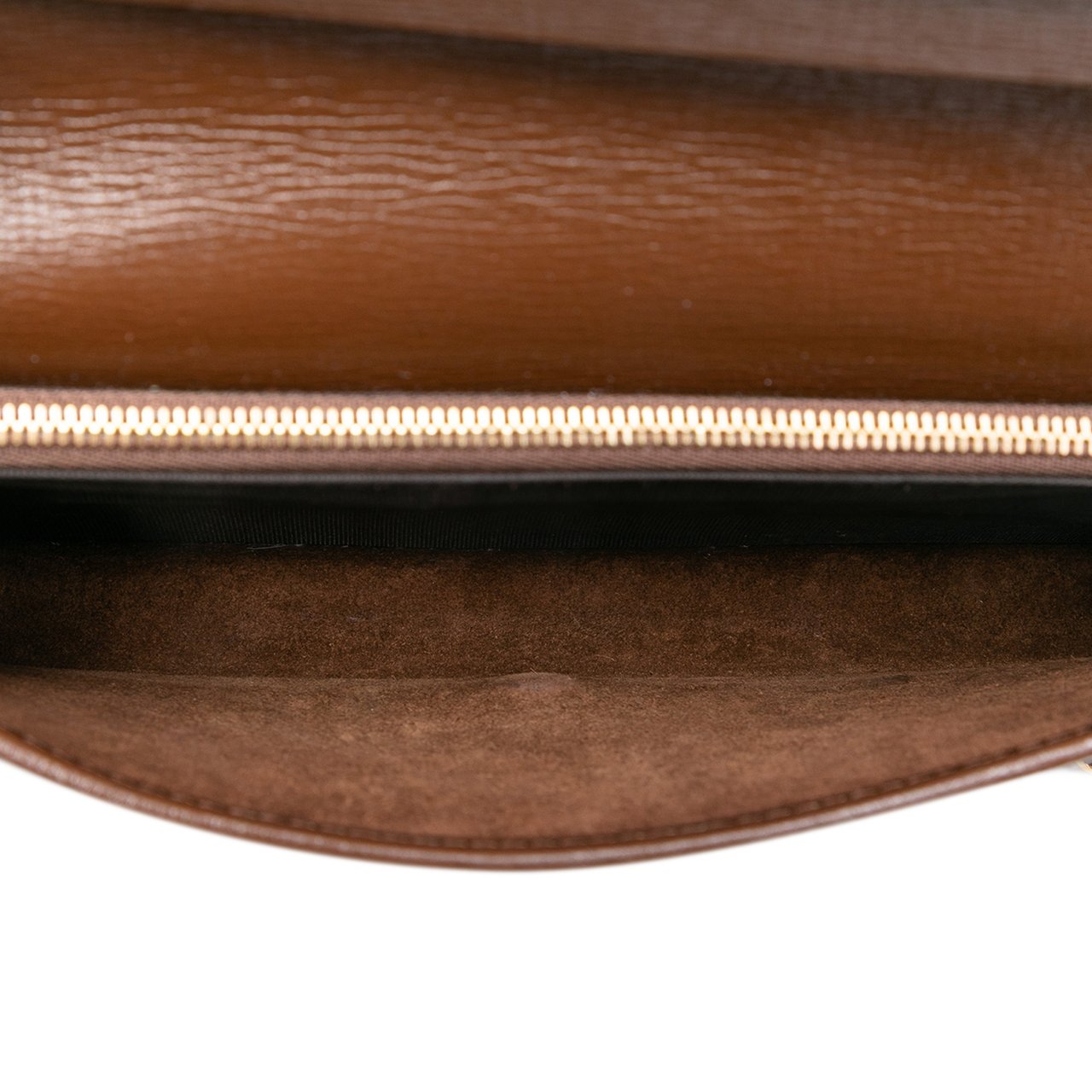 Gucci GG Supreme Horsebit 1955 Wallet On Chain Bruin