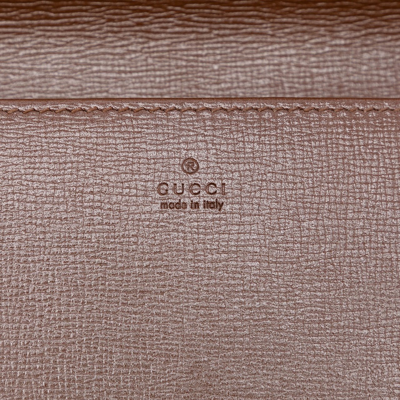 Gucci GG Supreme Horsebit 1955 Wallet On Chain Bruin