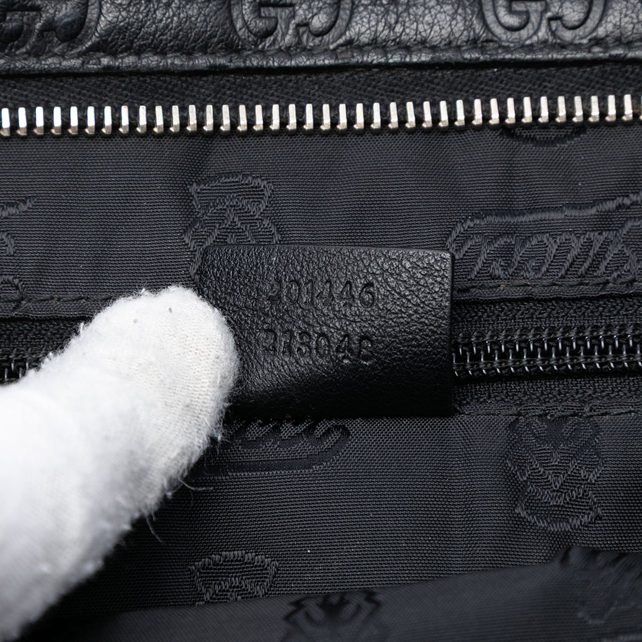 Gucci Guccissima Crossbody Zwart