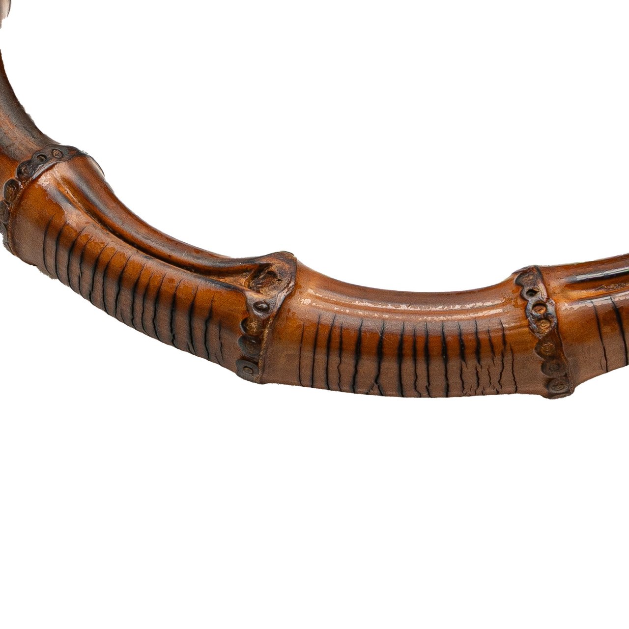 Gucci Grained Calfskin Bamboo Night Bruin