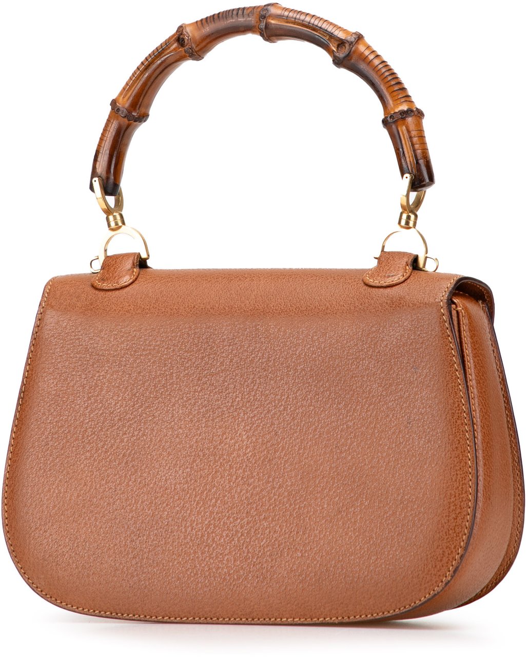 Gucci Grained Calfskin Bamboo Night Bruin