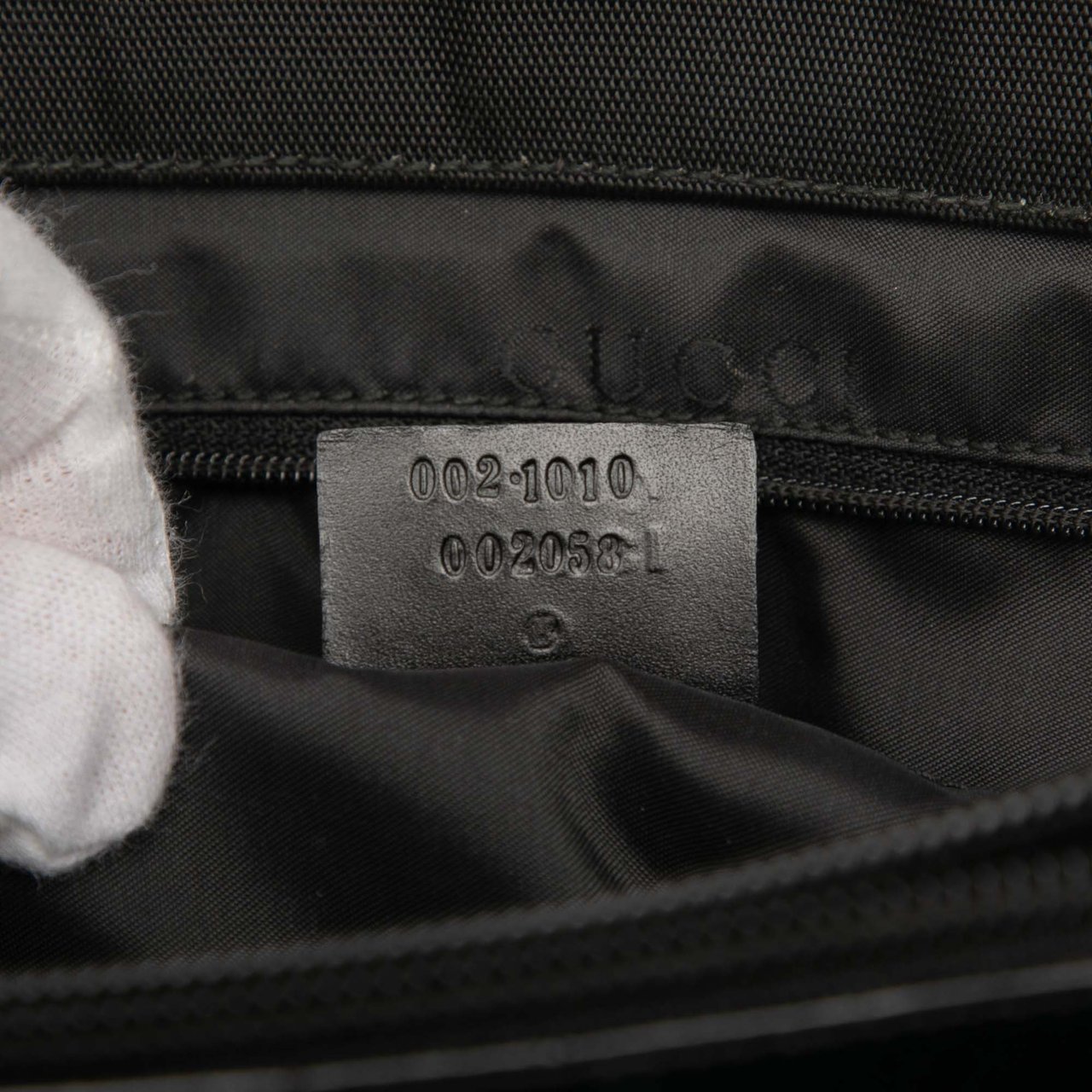 Gucci GG Canvas Bamboo Handbag Zwart