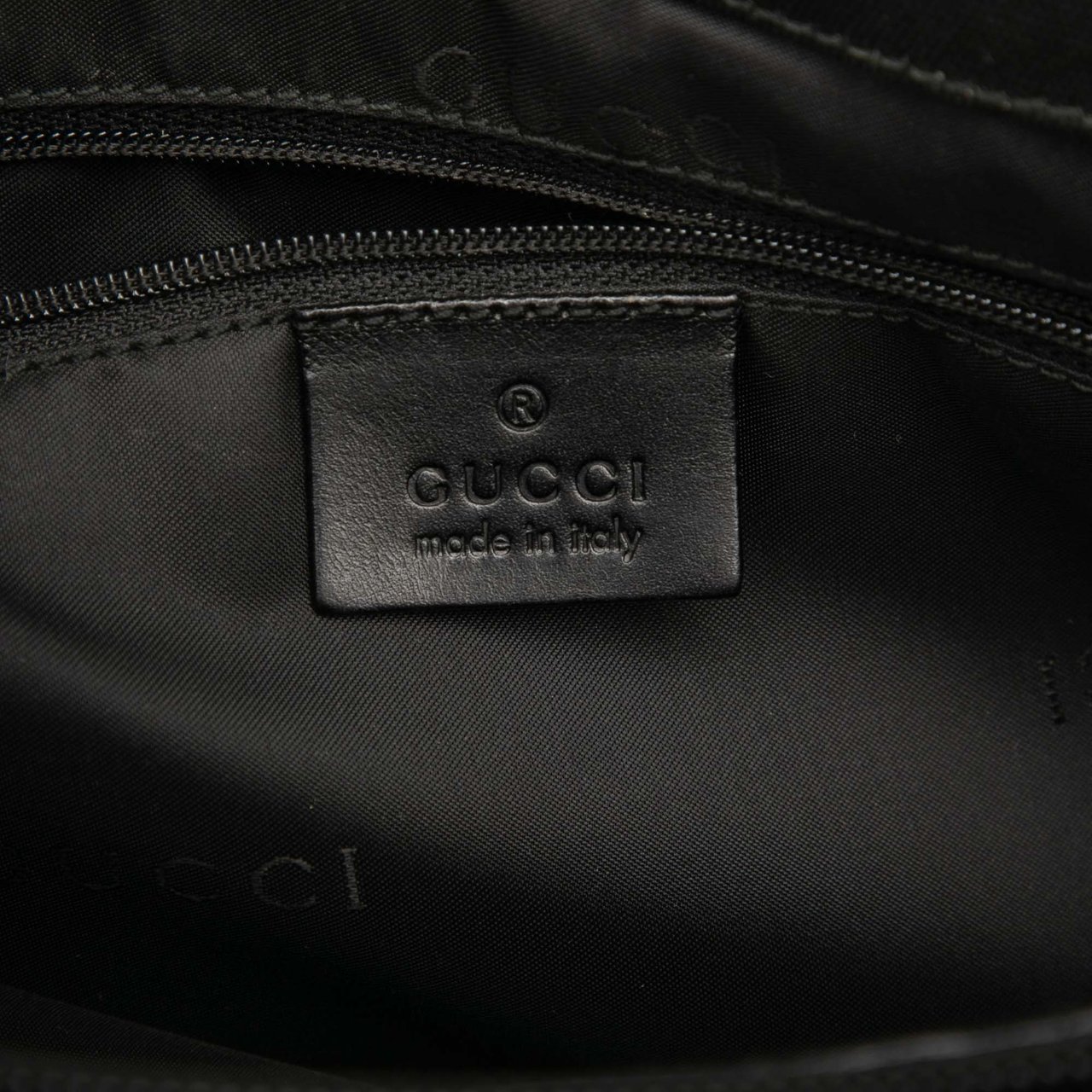 Gucci GG Canvas Bamboo Handbag Zwart