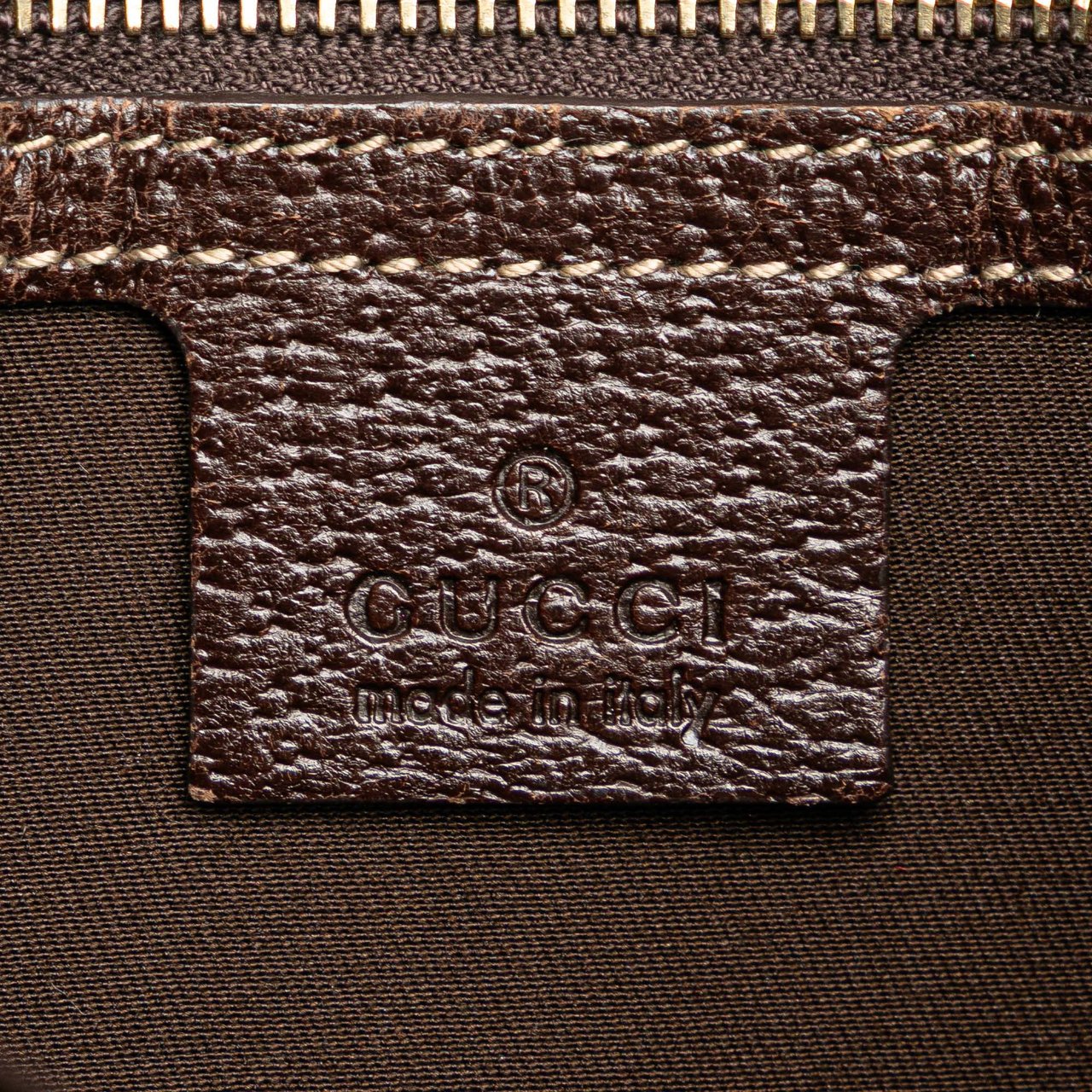 Gucci GG Canvas Charmy Shoulder Bag Bruin