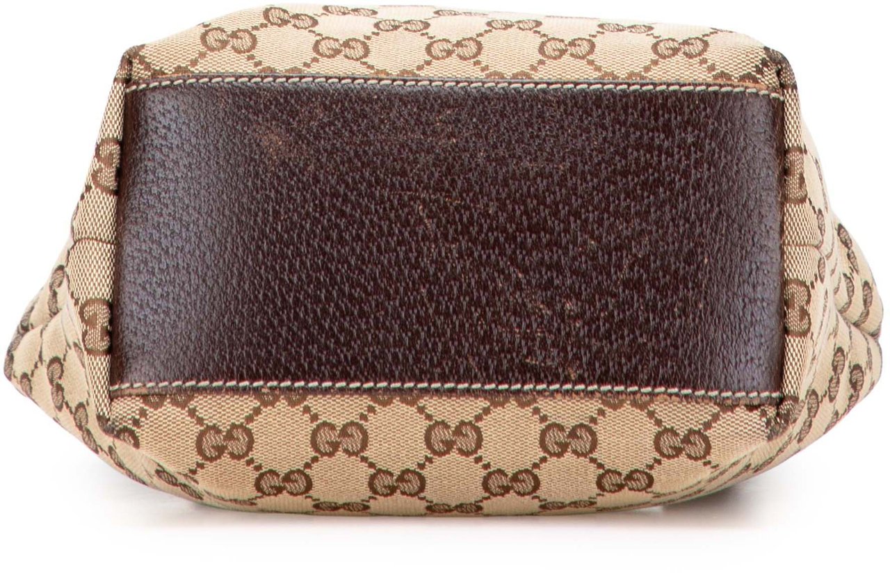 Gucci GG Canvas Charmy Shoulder Bag Bruin