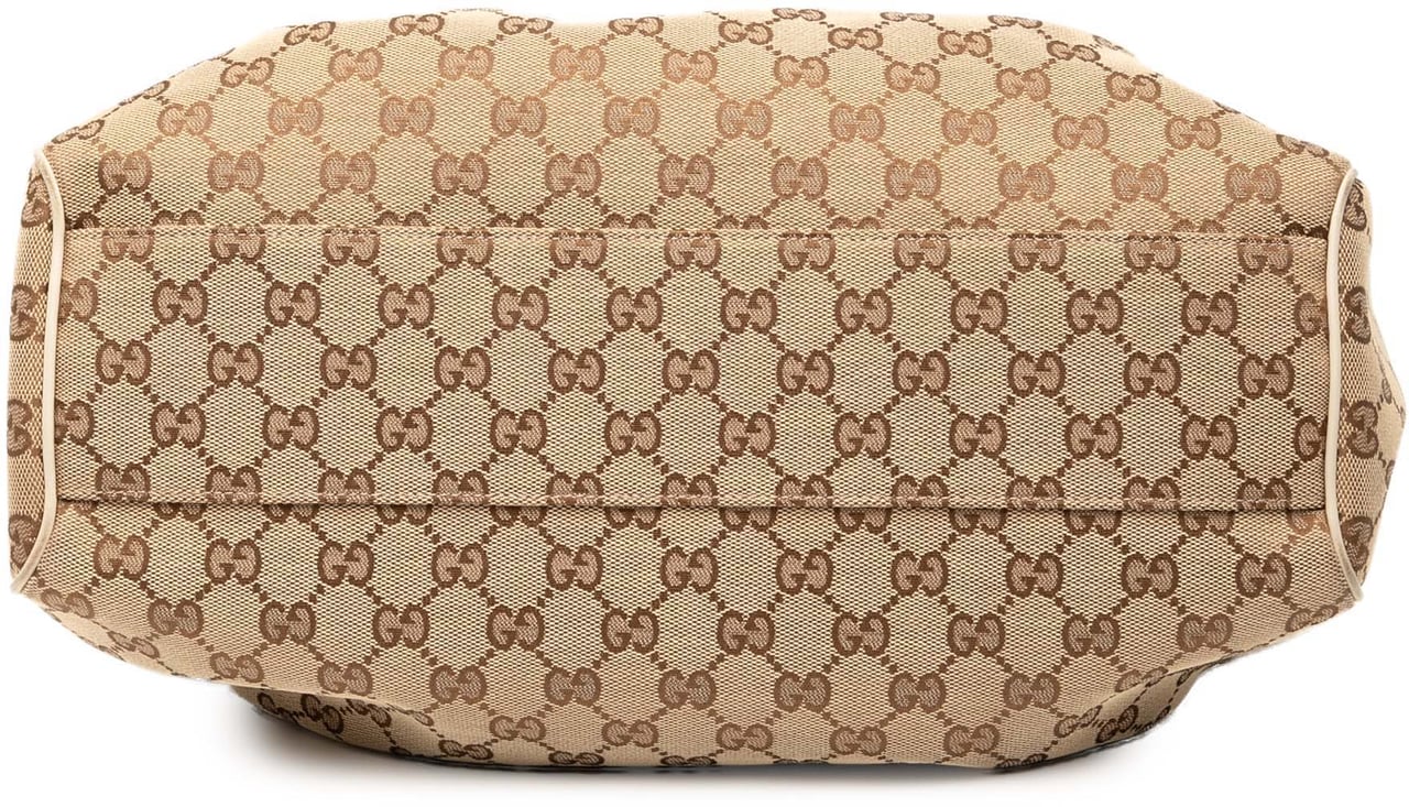 Gucci GG Canvas Tote Bruin