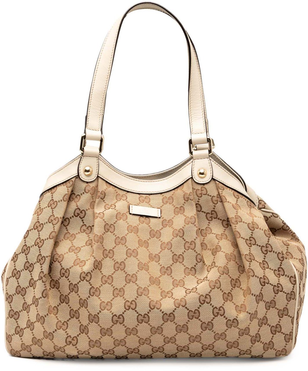 Gucci GG Canvas Tote Bruin