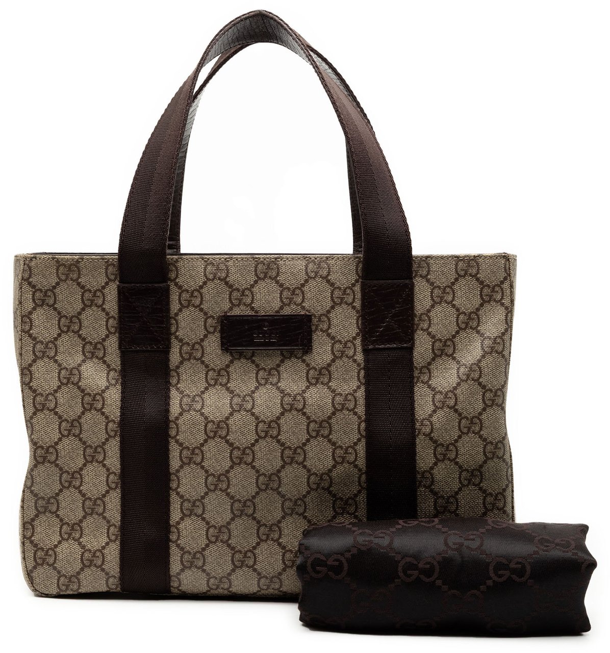 Gucci GG Supreme Tote Bruin