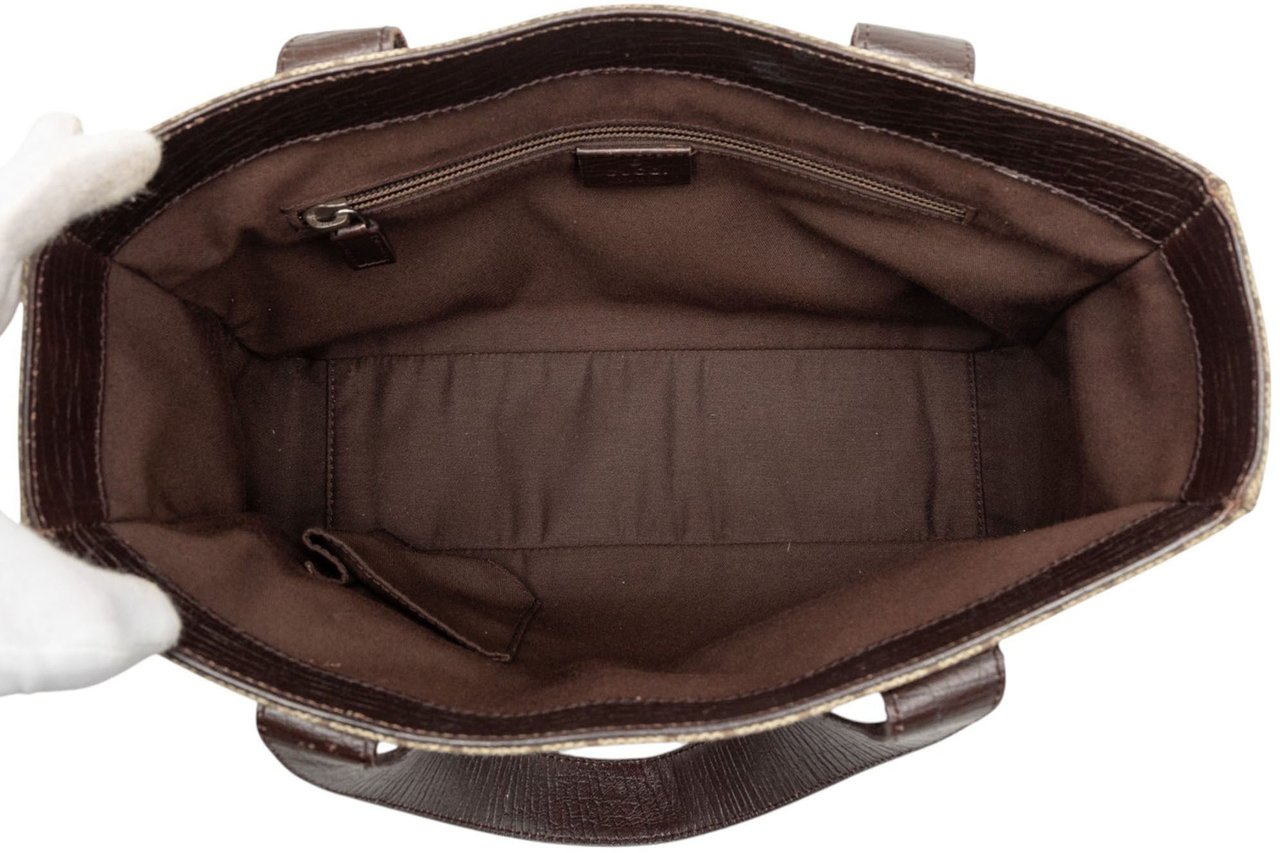 Gucci GG Supreme Tote Bruin