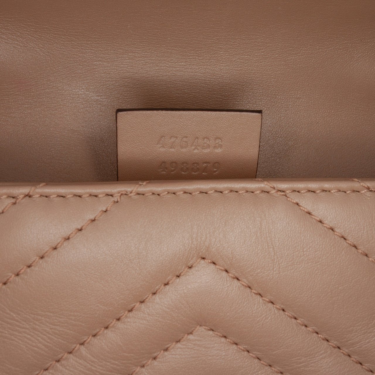 Gucci Mini GG Marmont Matelasse Leather Flap Crossbody Bruin