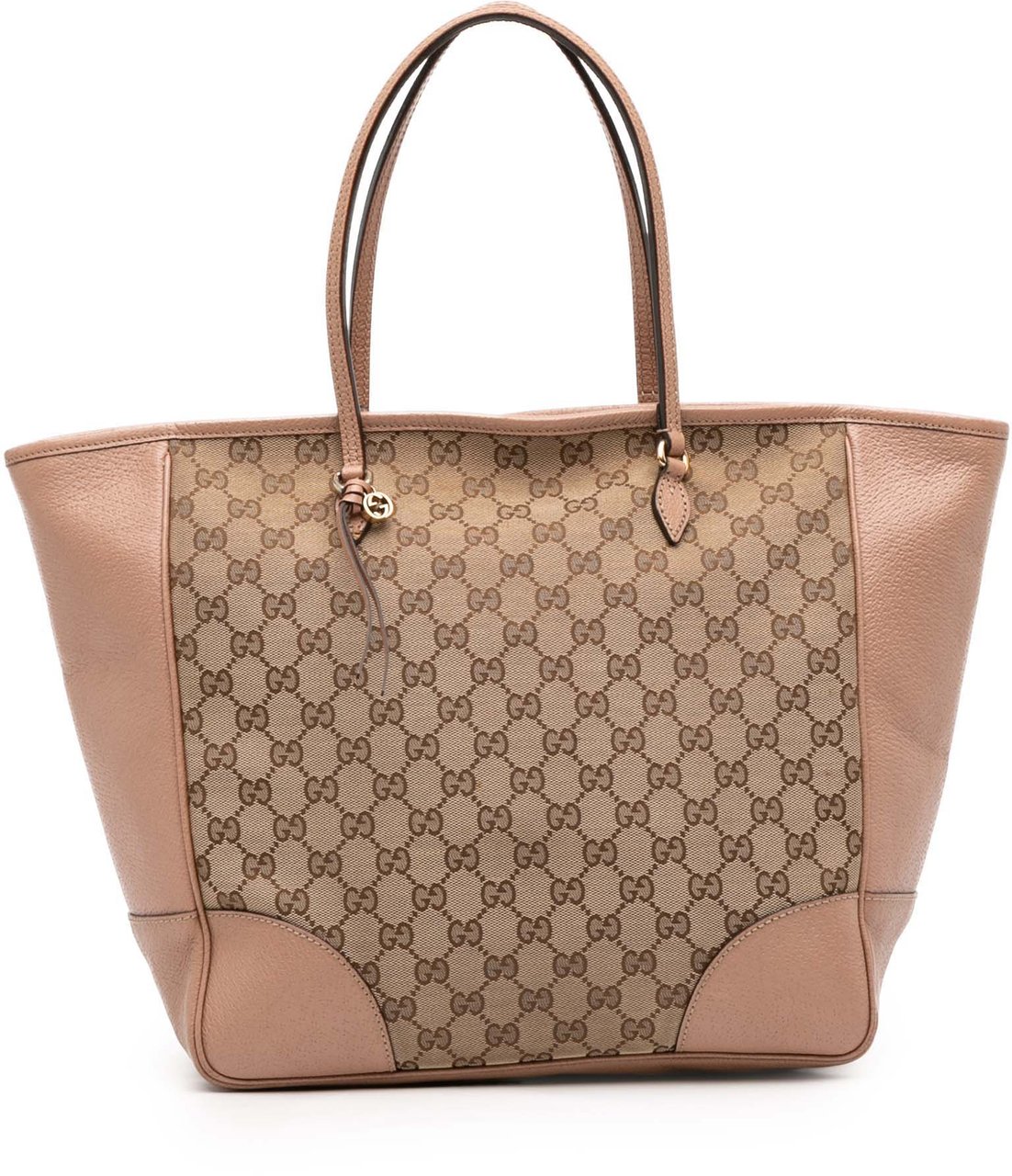 Gucci GG Canvas and Leather Bree Tote Roze