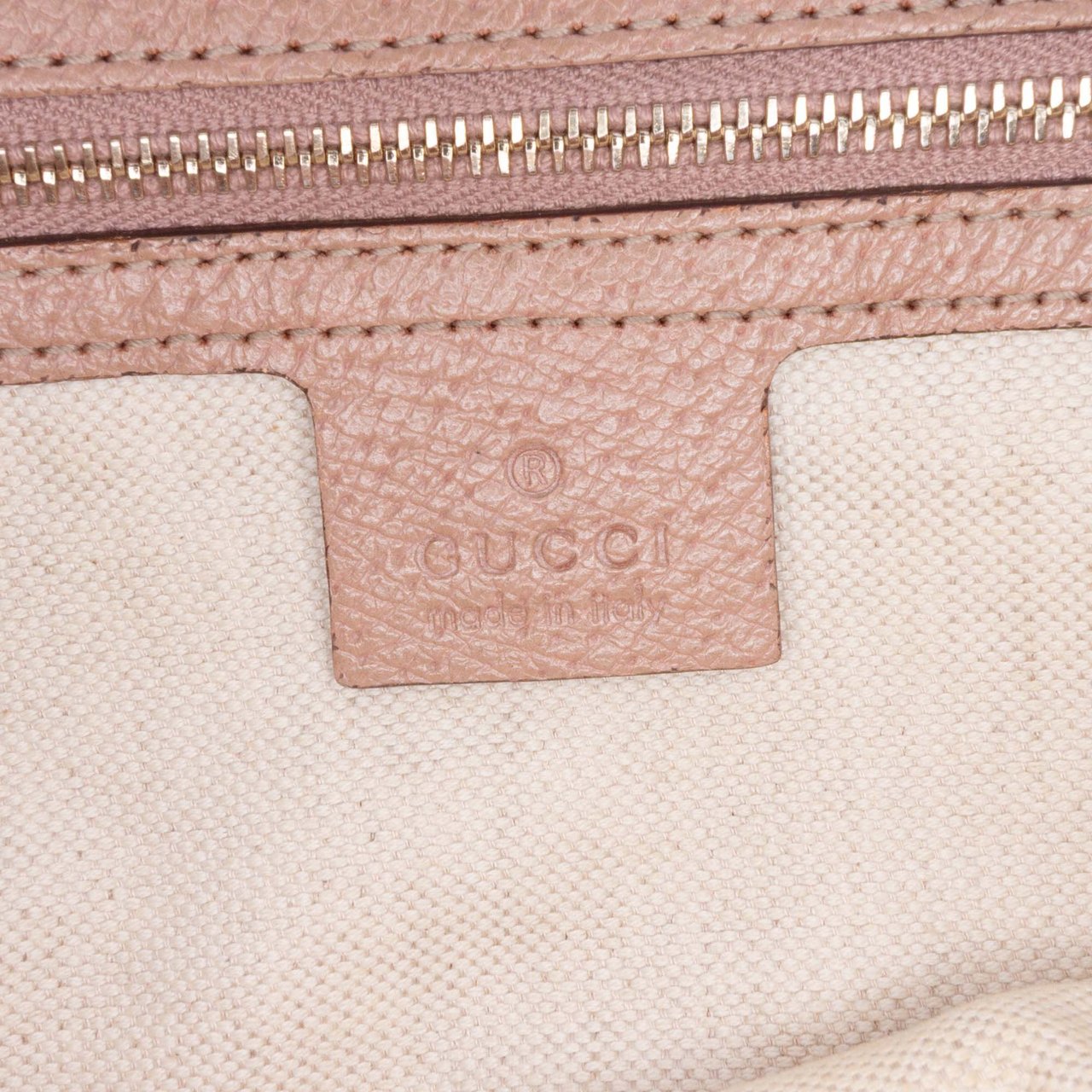 Gucci GG Canvas and Leather Bree Tote Roze