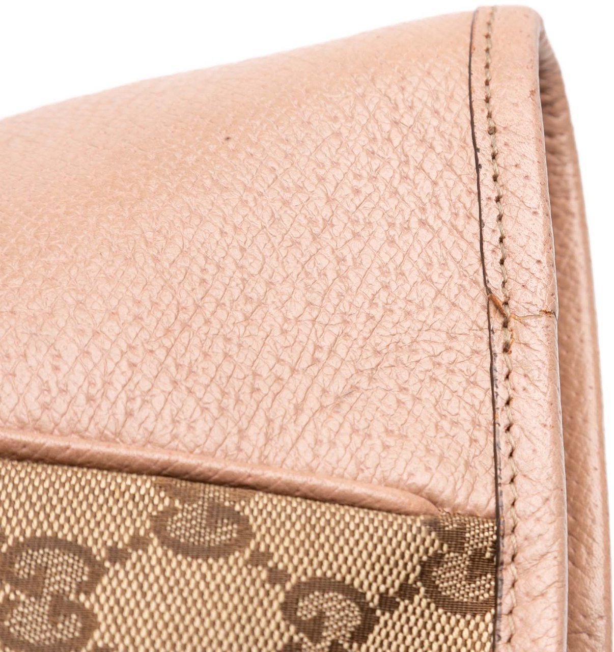 Gucci GG Canvas and Leather Bree Tote Roze