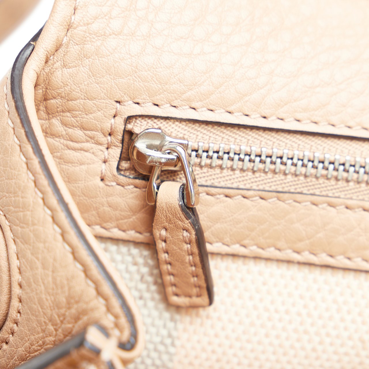 Gucci Small Leather Bamboo Daily Satchel Bruin