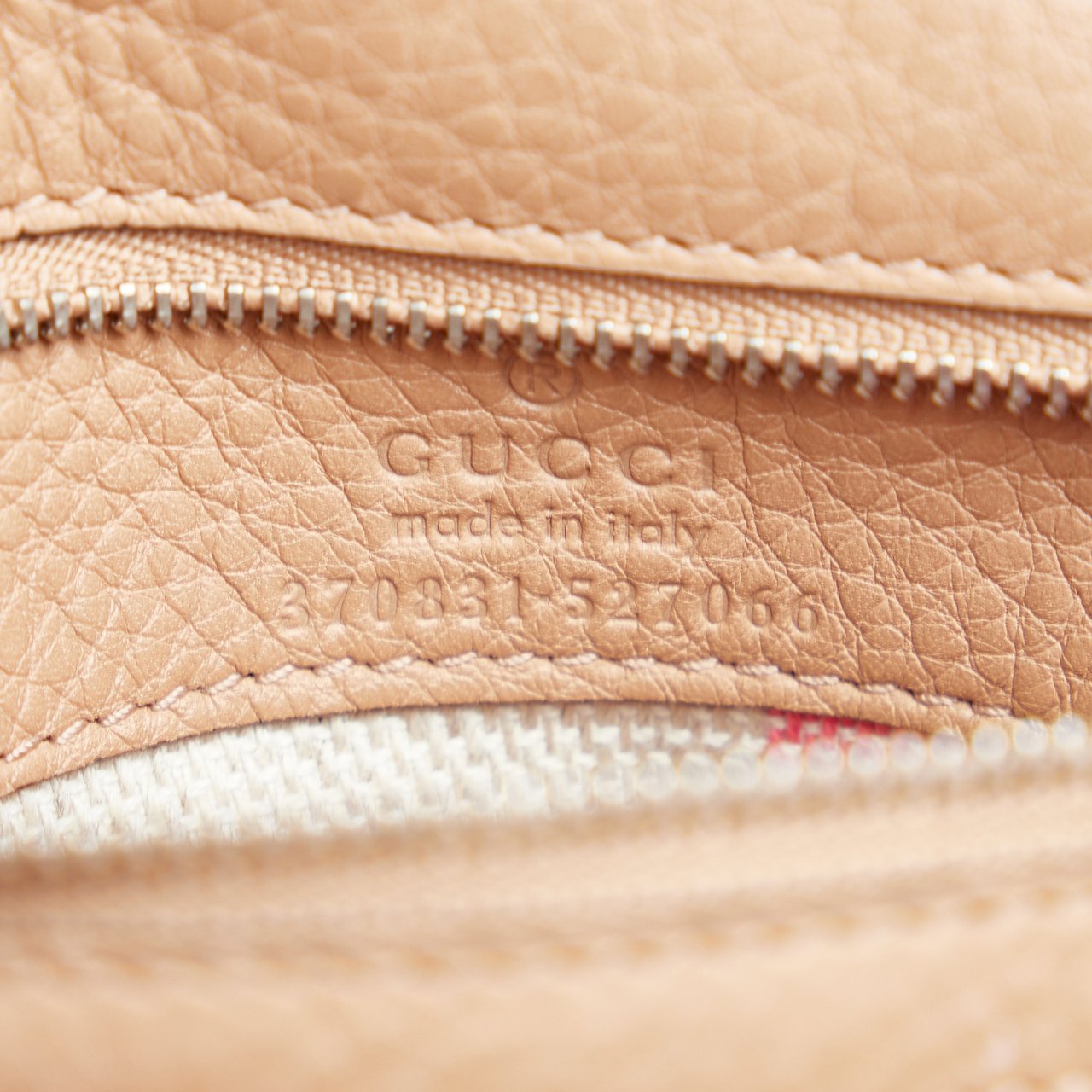 Gucci Small Leather Bamboo Daily Satchel Bruin