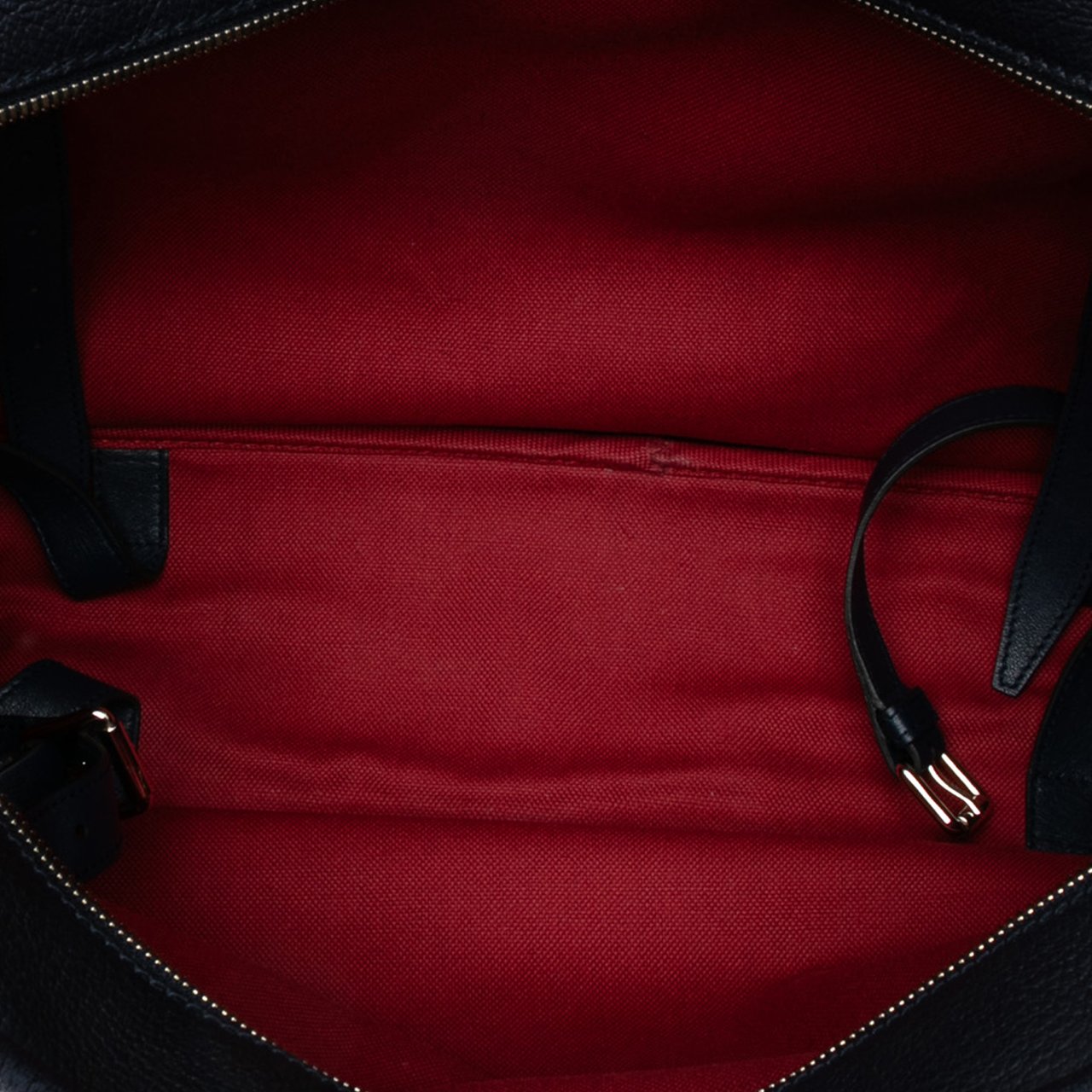 Gucci Leather Bamboo Briefcase Zwart