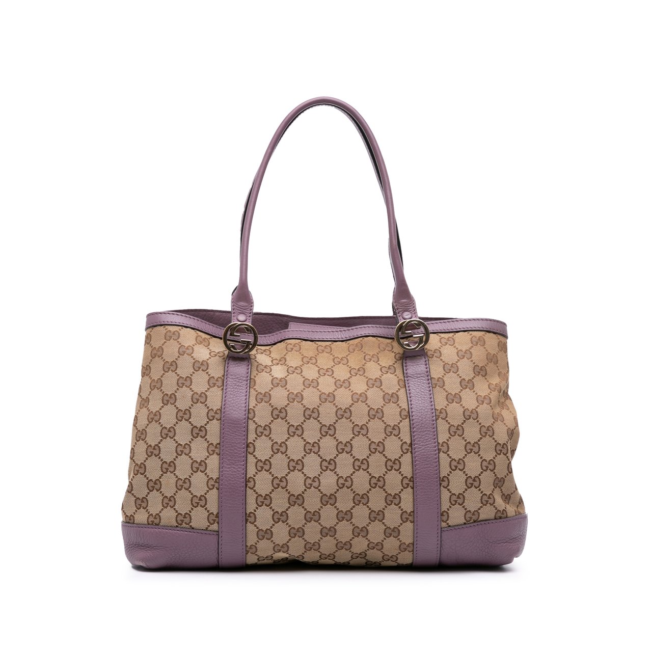 Gucci GG Canvas Miss GG Tote Bruin