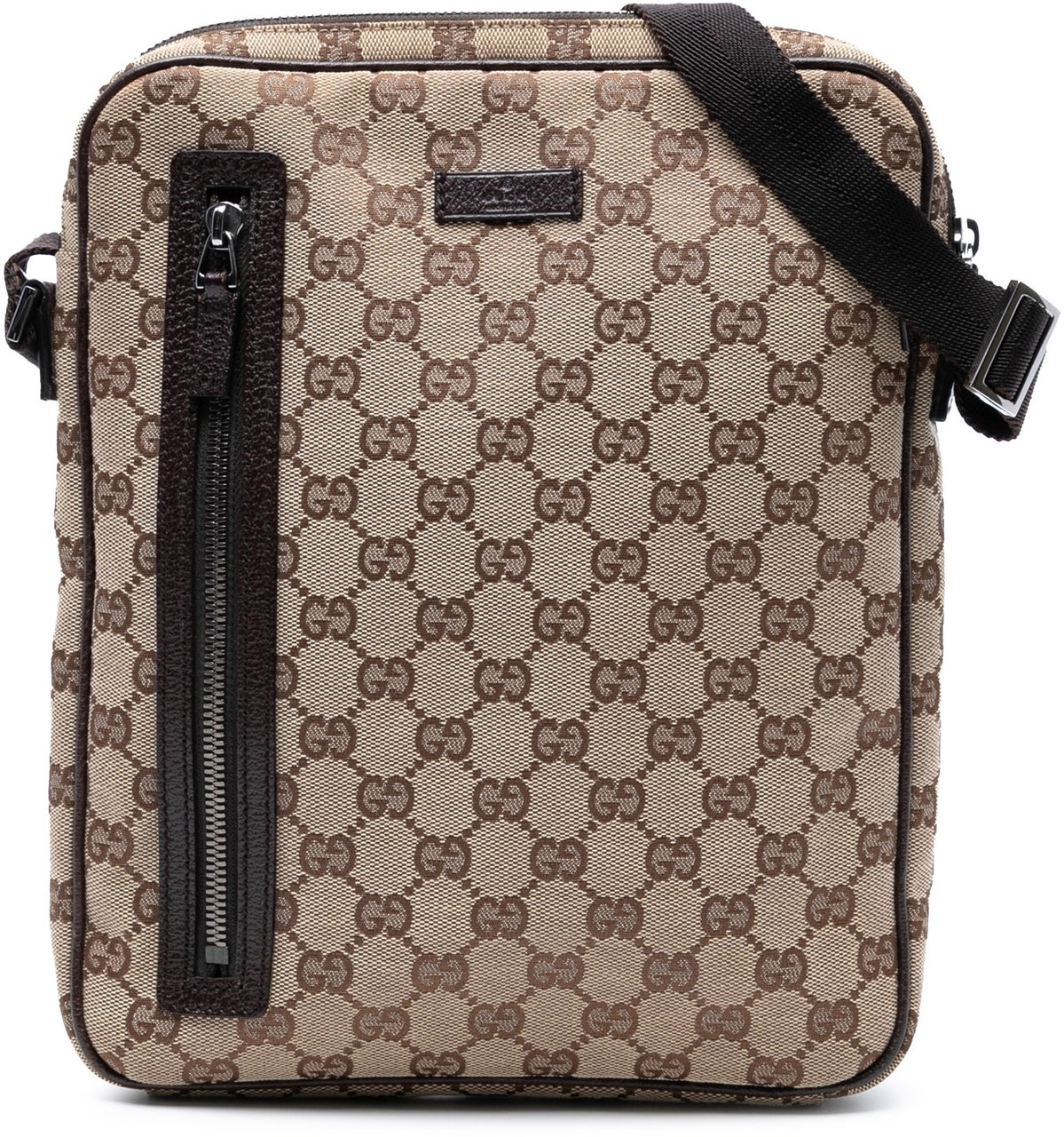 Gucci GG Canvas Crossbody Bruin