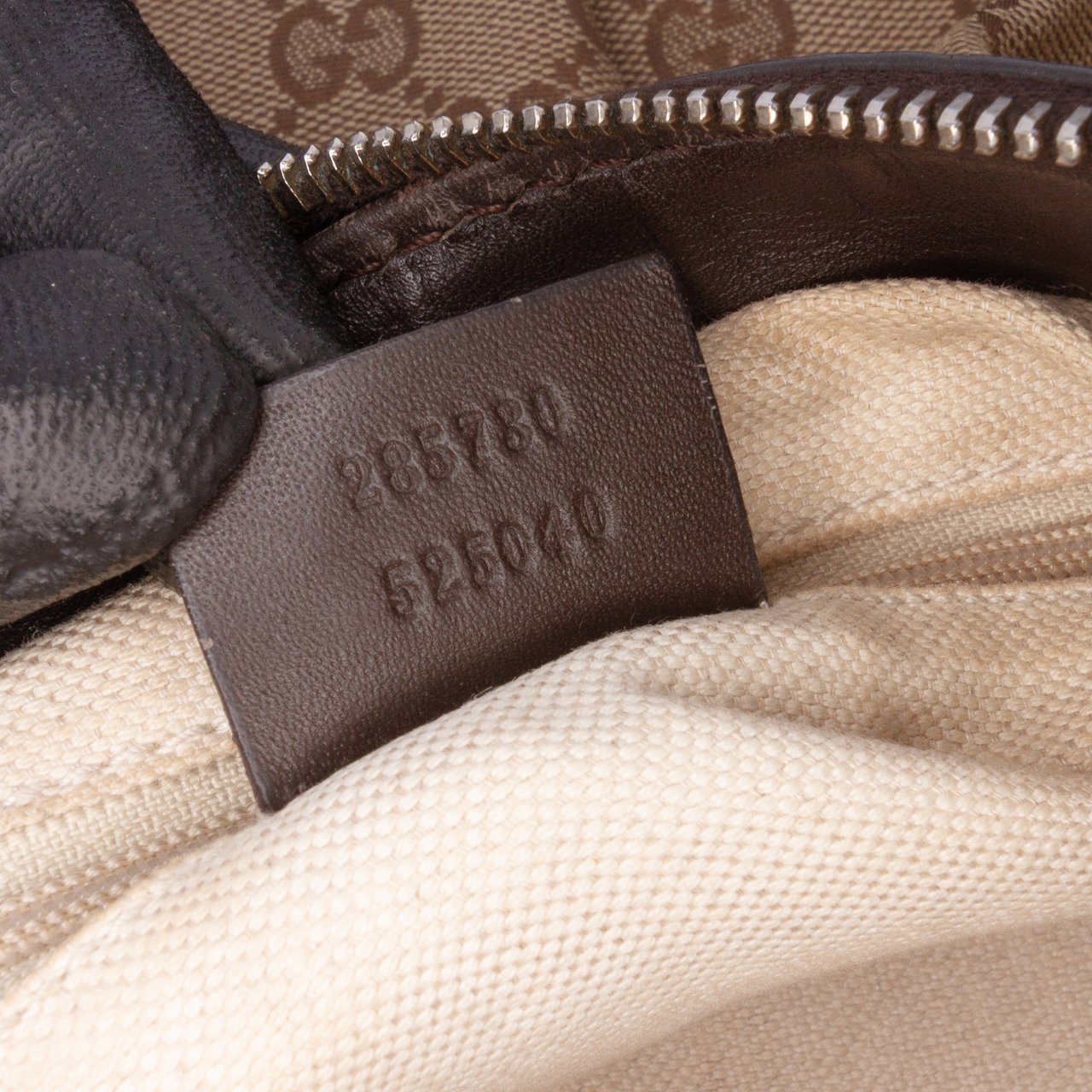 Gucci GG Canvas Sukey Satchel Bruin