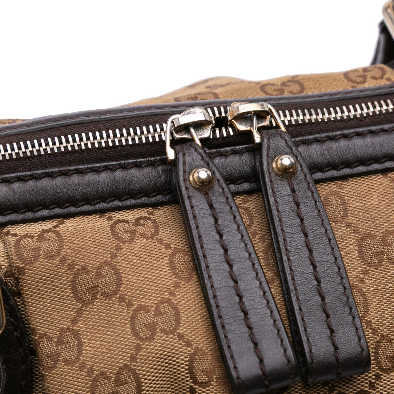 Gucci GG Canvas Sukey Satchel Bruin