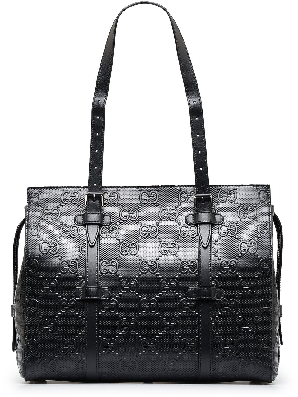 Gucci GG Embossed Tote Zwart
