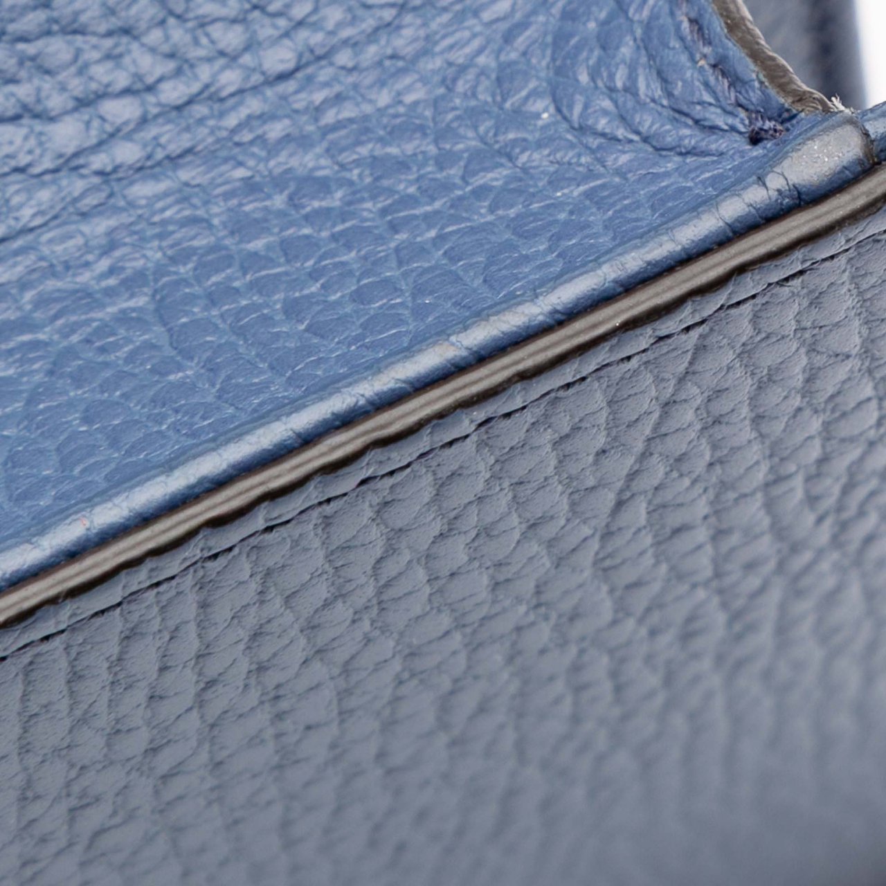 Gucci Small Dollar Calfskin Interlocking G Crossbody Blauw