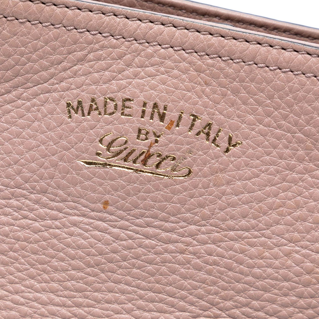 Gucci Tall Leather Bamboo Shopper Tote Roze