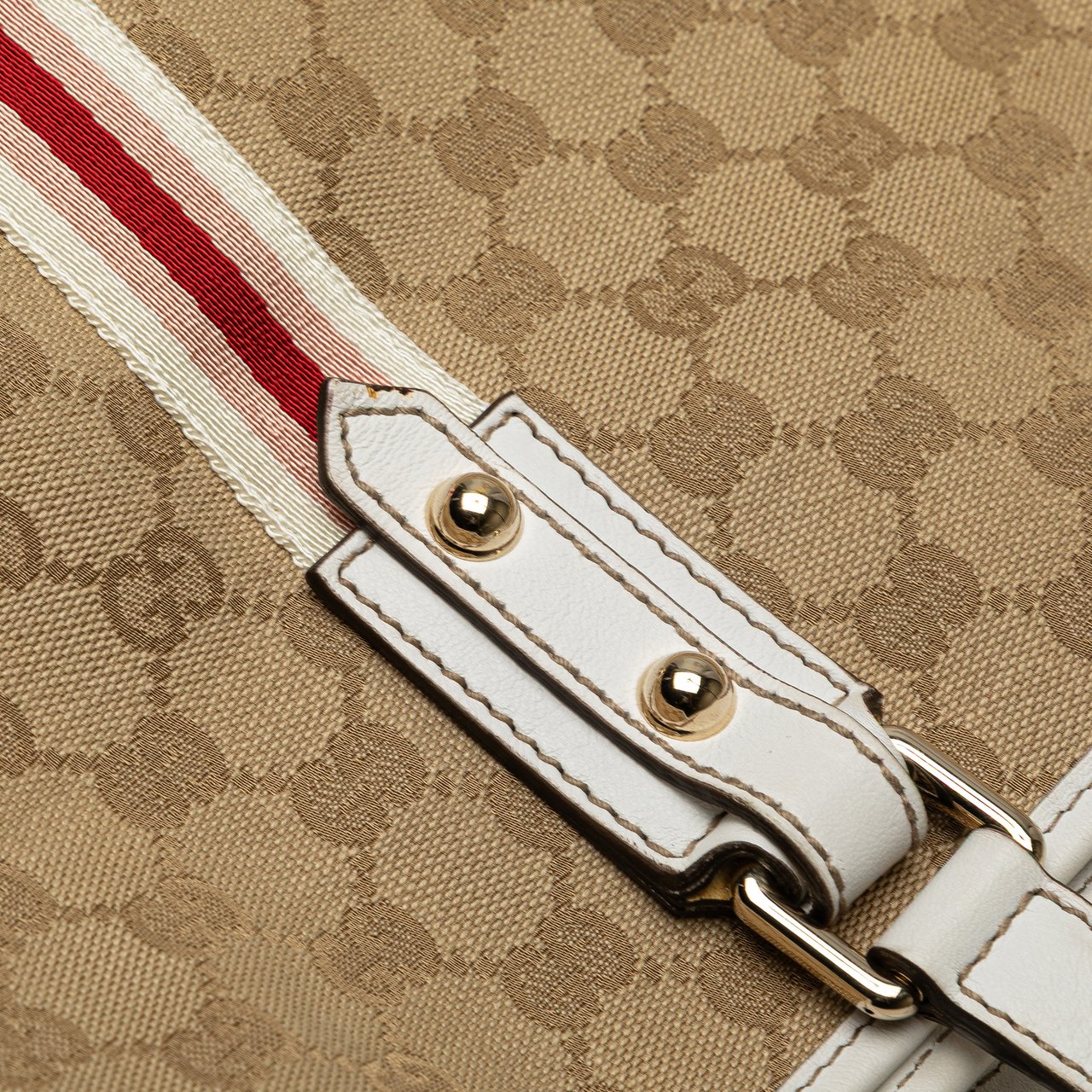 Gucci GG Canvas Jolicoeur Tote Bruin