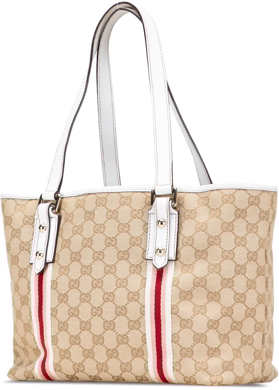 Gucci GG Canvas Jolicoeur Tote Bruin