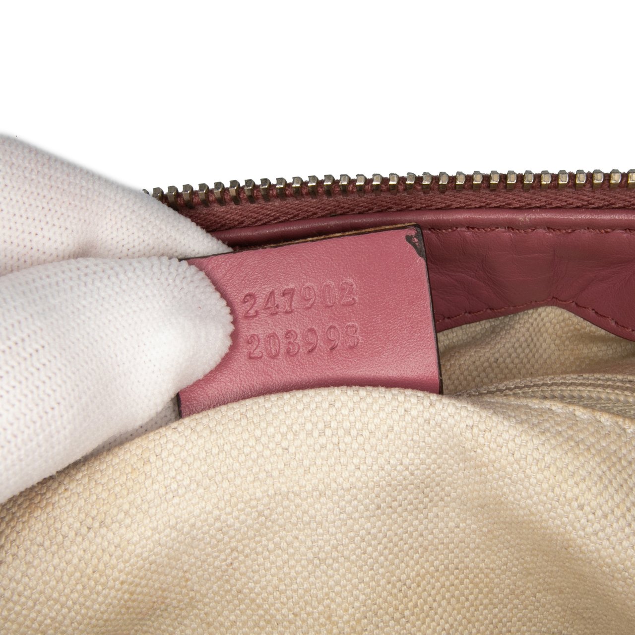 Gucci GG Canvas Sukey Satchel Bruin