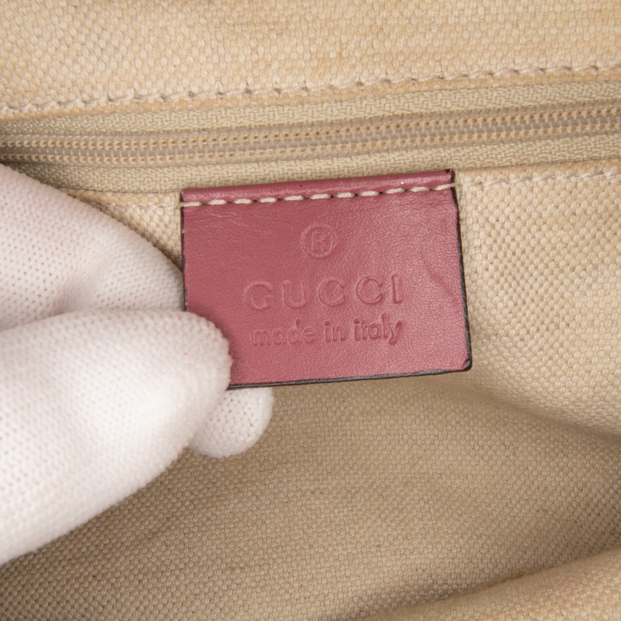 Gucci GG Canvas Sukey Satchel Bruin