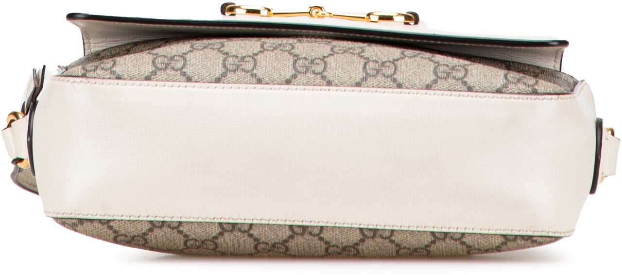 Gucci Small GG Supreme Horsebit 1955 Crossbody Bruin