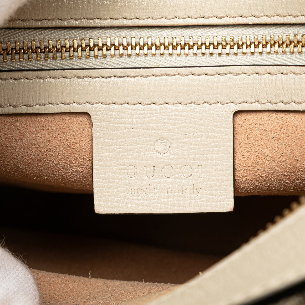 Gucci Small GG Supreme Horsebit 1955 Crossbody Bruin