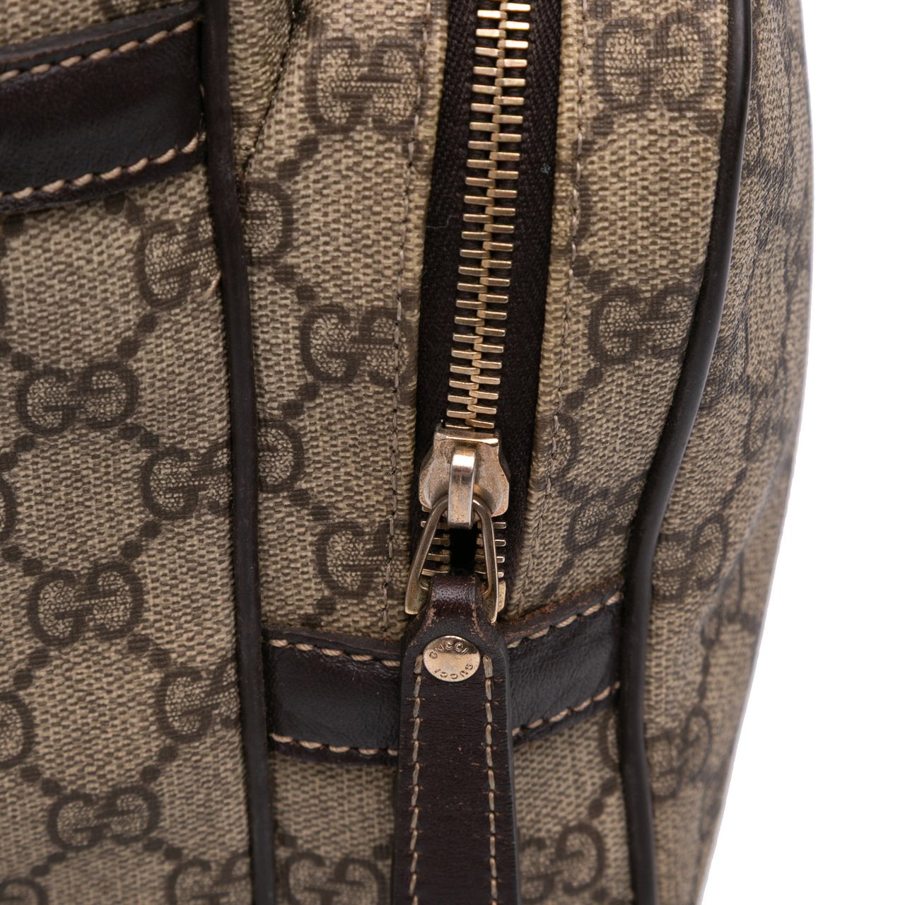 Gucci GG Supreme Travel Bag Bruin