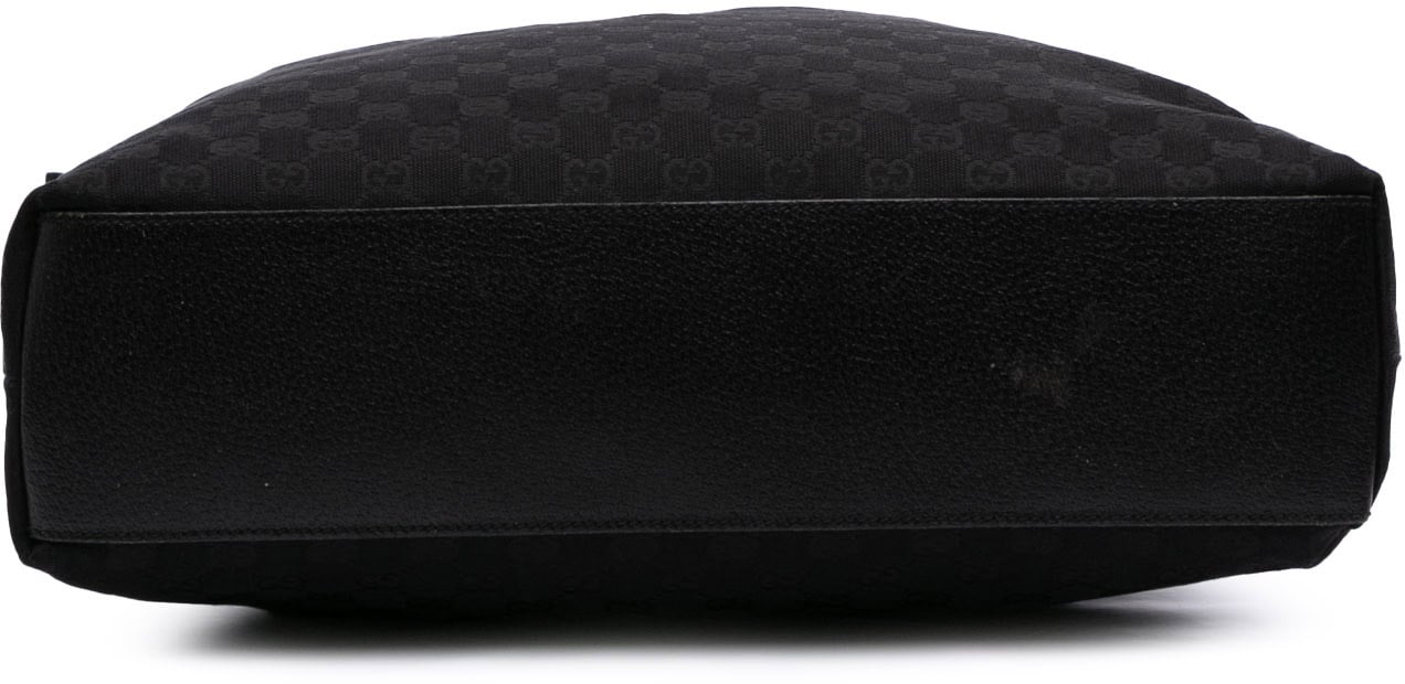 Gucci GG Canvas Web Tote Zwart