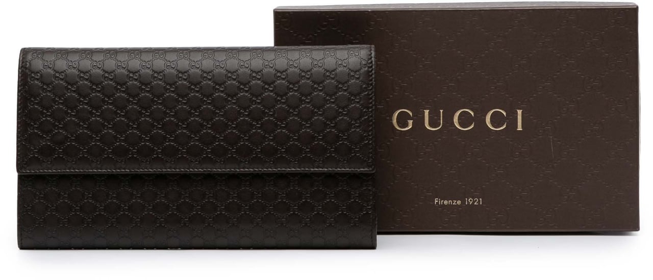 Gucci Microguccissima Travel Organizer Bruin