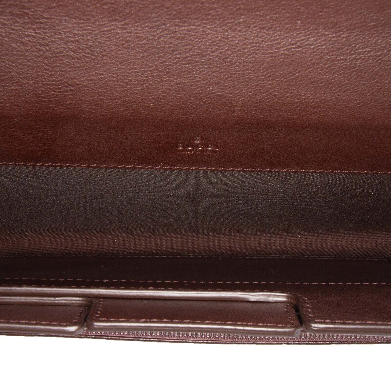 Gucci Microguccissima Travel Organizer Bruin