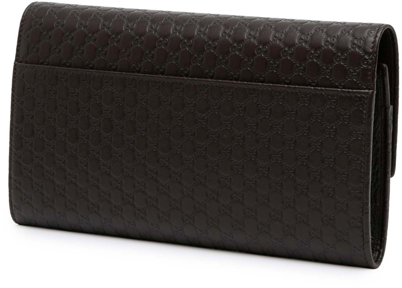 Gucci Microguccissima Travel Organizer Bruin