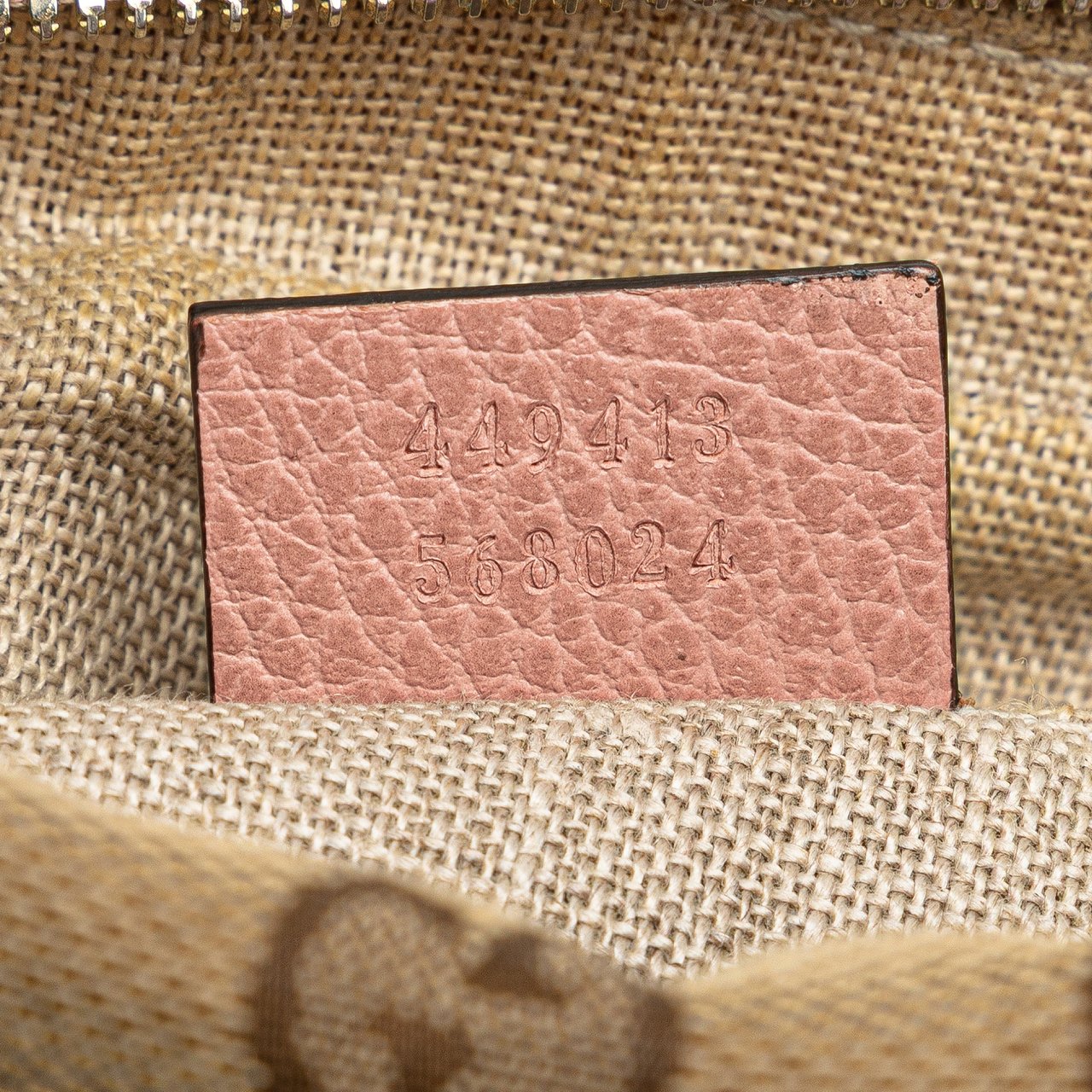 Gucci GG Canvas Bree Crossbody Bruin