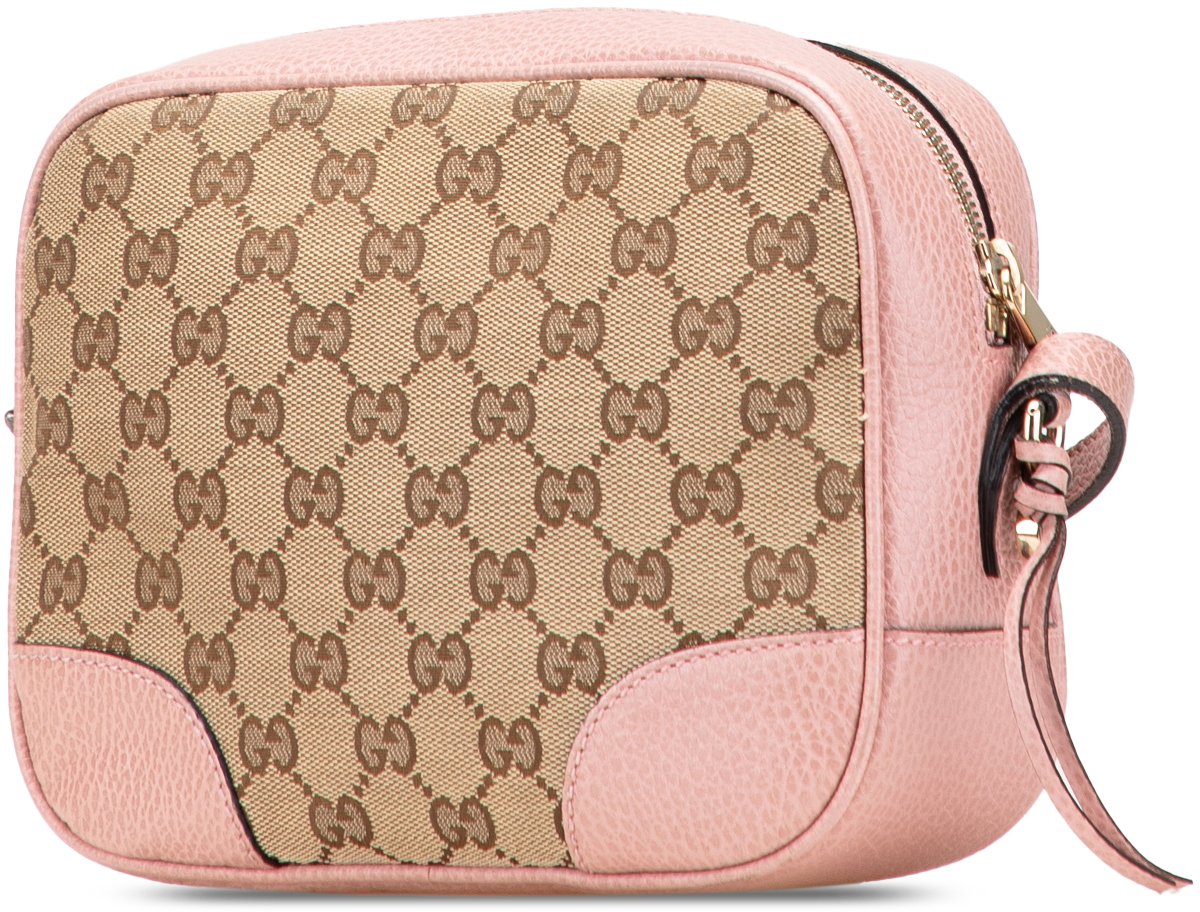 Gucci GG Canvas Bree Crossbody Bruin