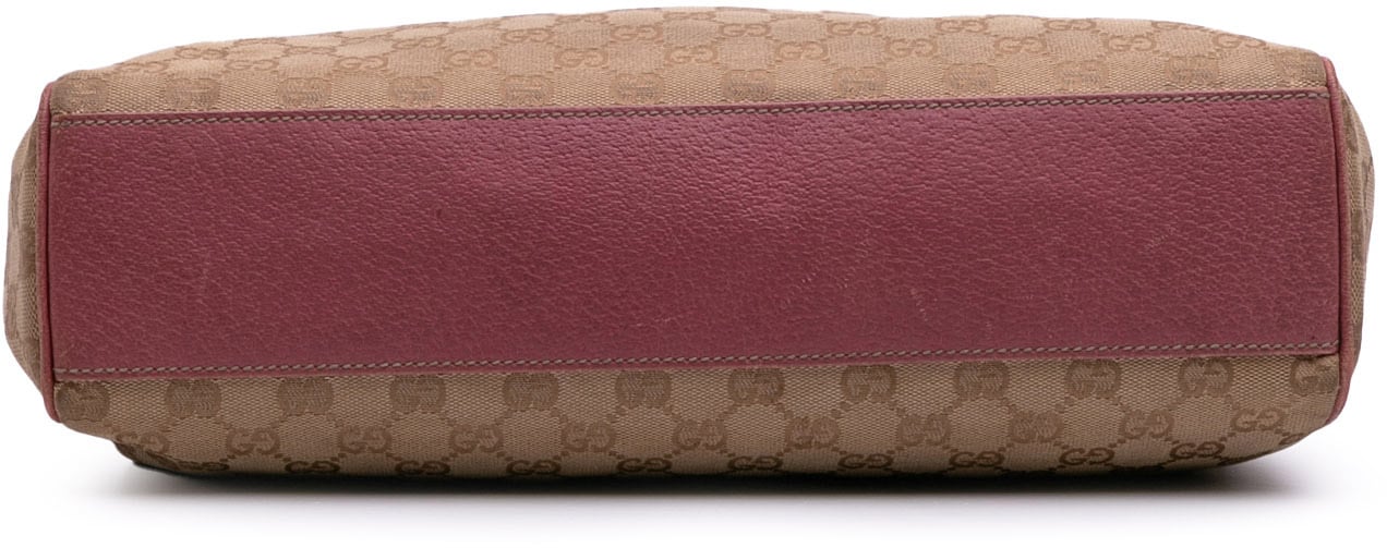 Gucci Medium GG Canvas Charmy Shoulder Bag Bruin