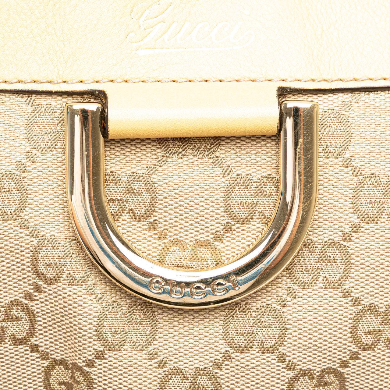 Gucci GG Canvas Abbey D Ring Crossbody Bruin