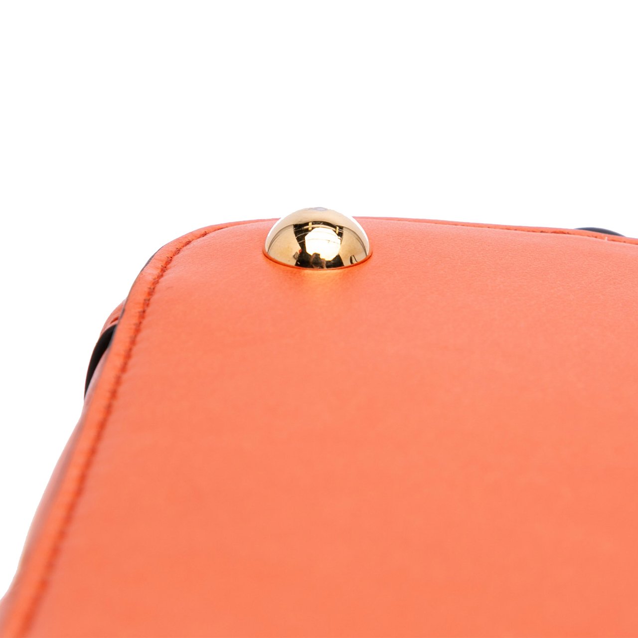 Gucci Mini GG Matelasse Calfskin Top Handle Bag Oranje